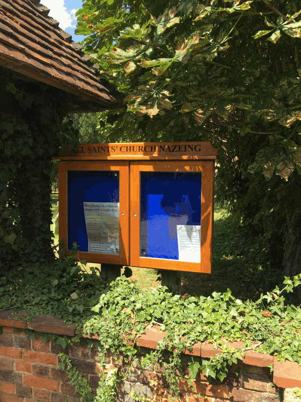 oak8 church notice board oak